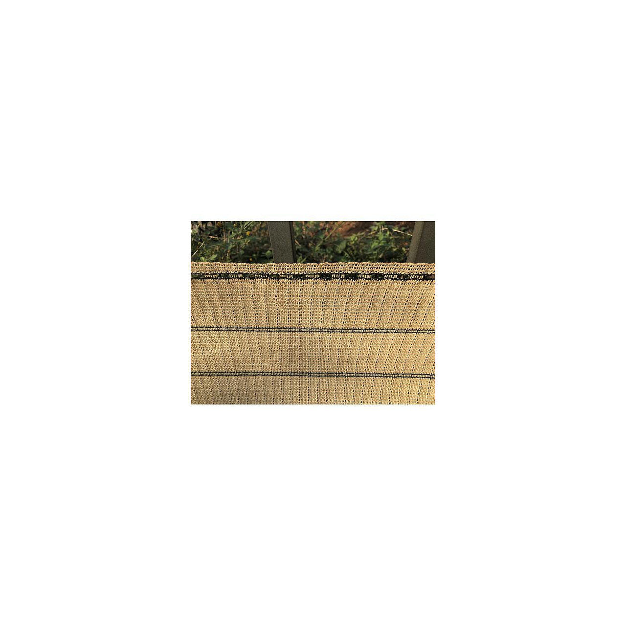 Paravan pentru balcon, terasa, gard, bej, 185 g/m2, UV, 5x1.5 m
