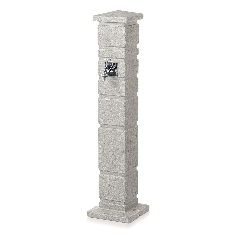 Masca robinet de gradina, cu adaptor furtun, gri deschis, 110 cm, Prosperplast