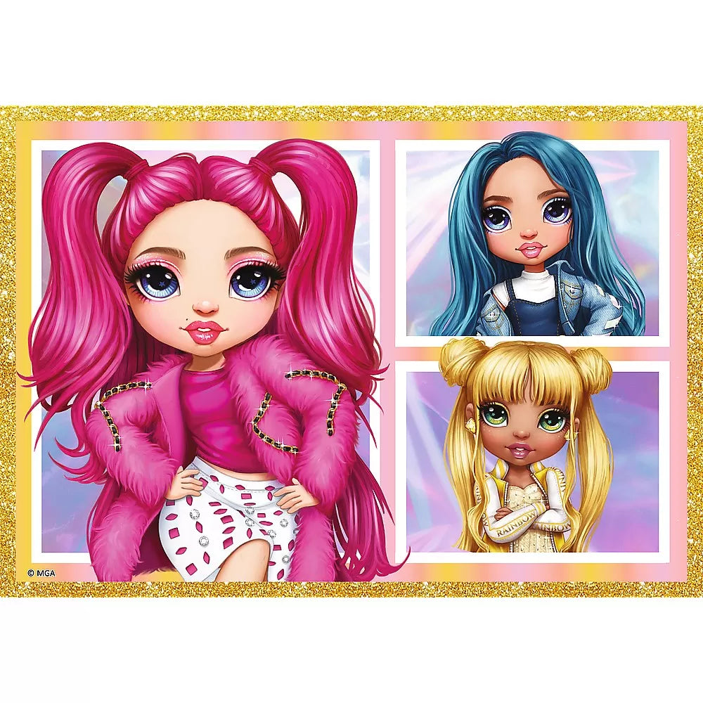Puzzle trefl 10in1 rainbow high papusile fashion