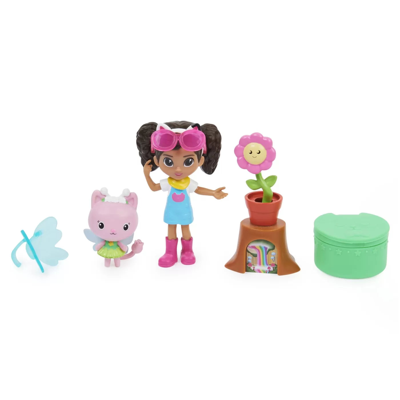 Gabbys dollhouse set papusa 9.7cm cu pisicuta gradina lui gabby