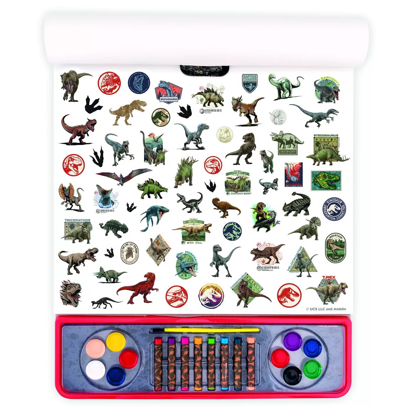 Jurassic world set pentru desen giga block 4 in 1