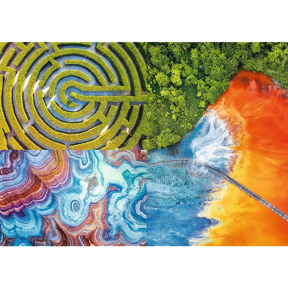 Trefl uft puzzle 500 színes labirintus