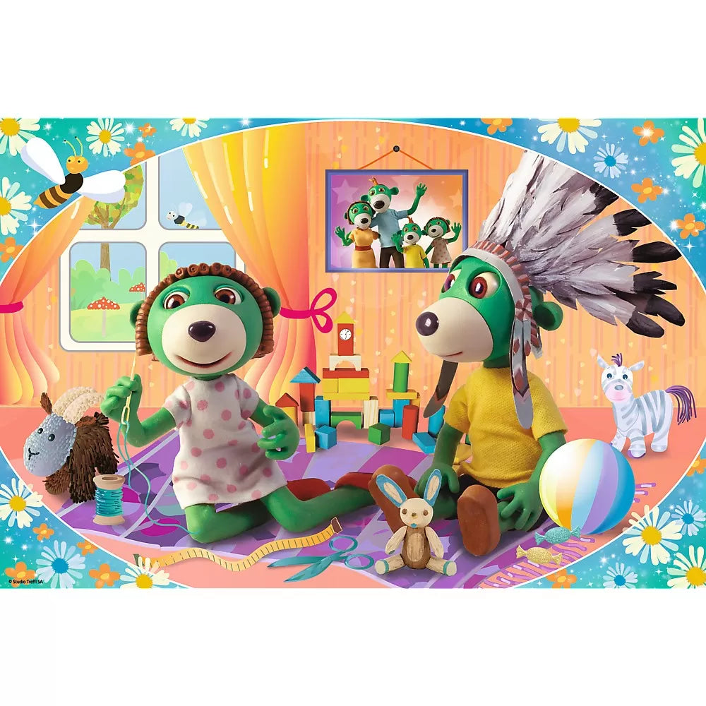 Puzzle trefl 24 maxi treflik familia fericita