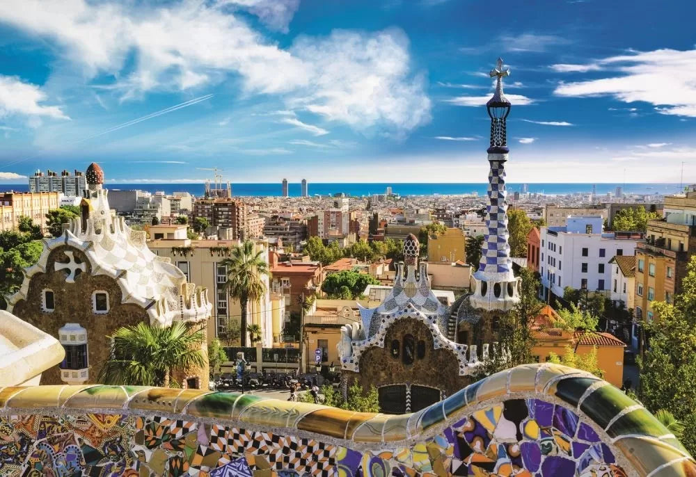 Puzzle trefl 1500 park barcelona