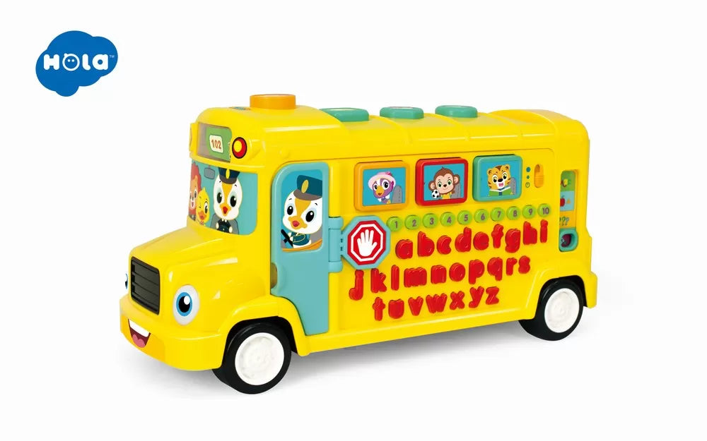 Autobuz scolar educativ cu sunete si lumini