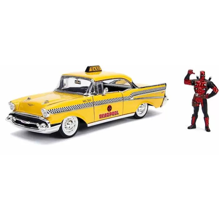 Sárga taxi chevy 1957 halott medence skála 1-től 24-ig