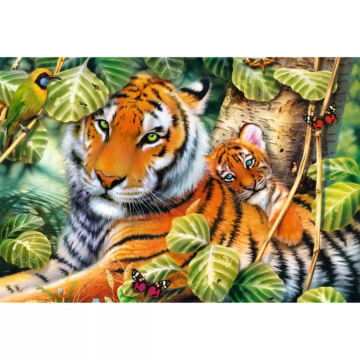 Puzzle trefl 1500 bengáli tigris az esőerdőben