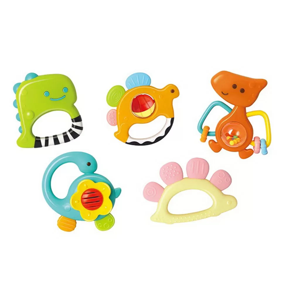 Set 5 zornaitori dinozauri multicolori