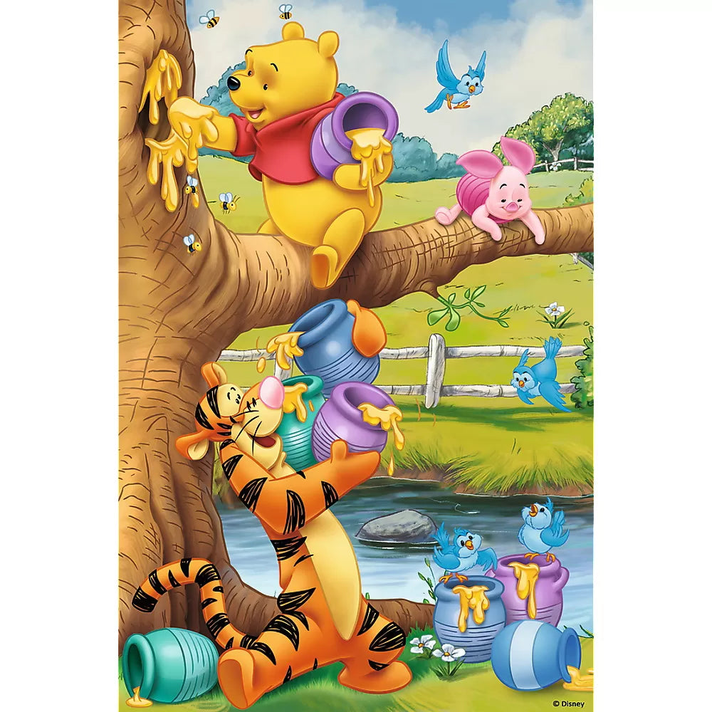puzzle trefl 60 winnie the pooh toti la treaba