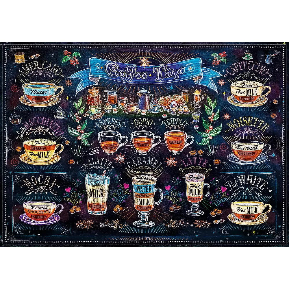 Puzzle Trefl 500 féle kávé