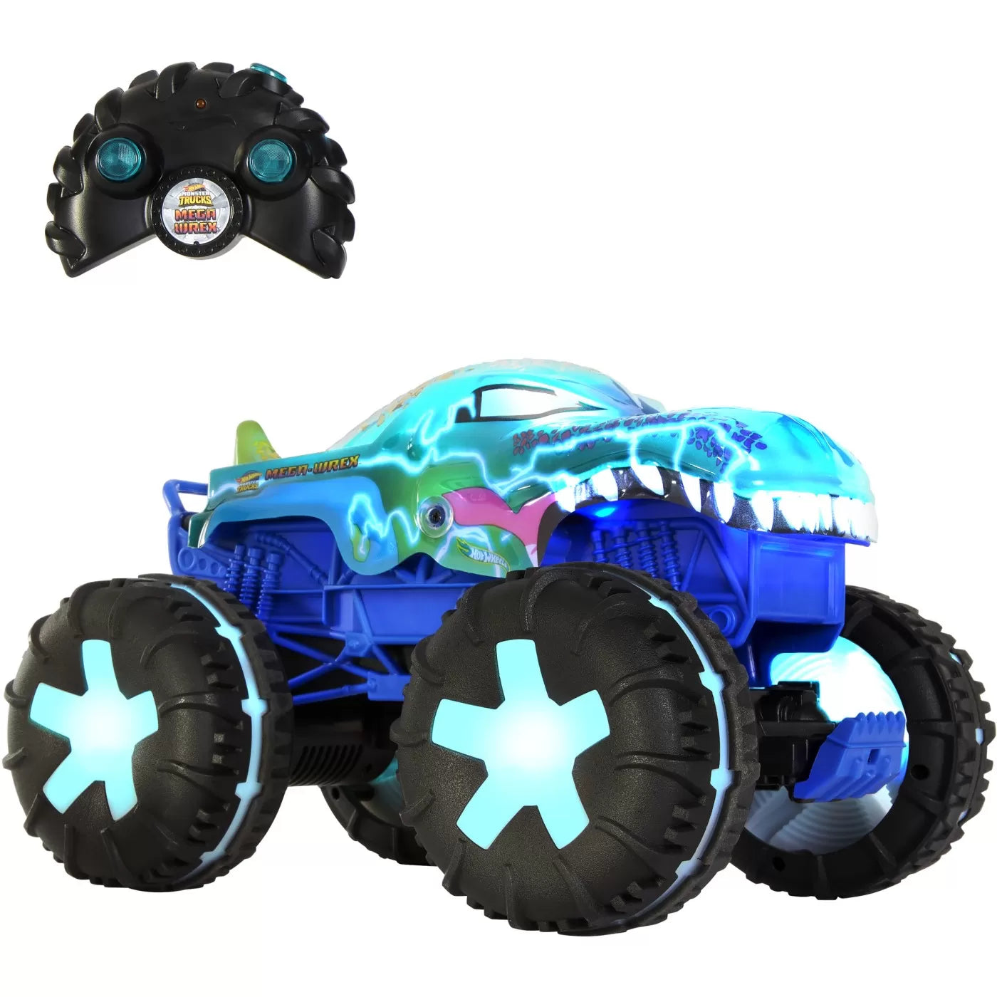 Hot wheels monster truck mega wrex alive rc scara 1 la15