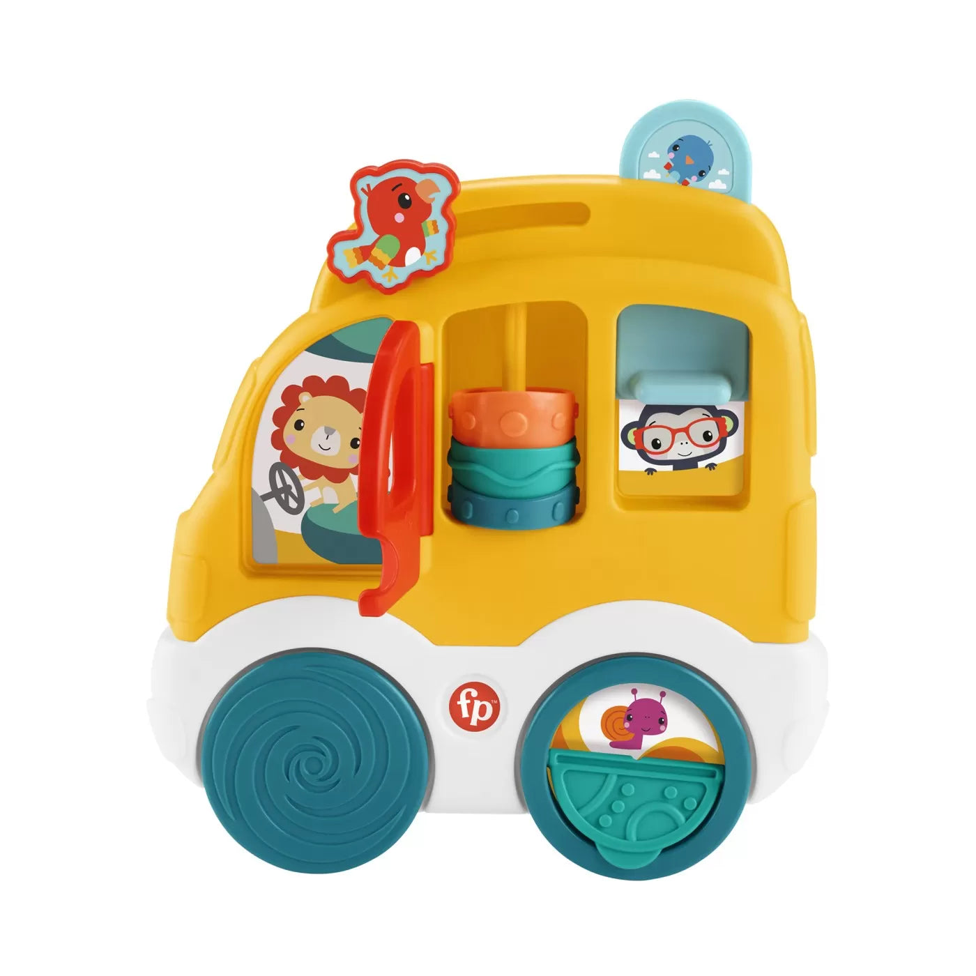 Fisher Price Állatbarátok Aktivitásközpont kisautó