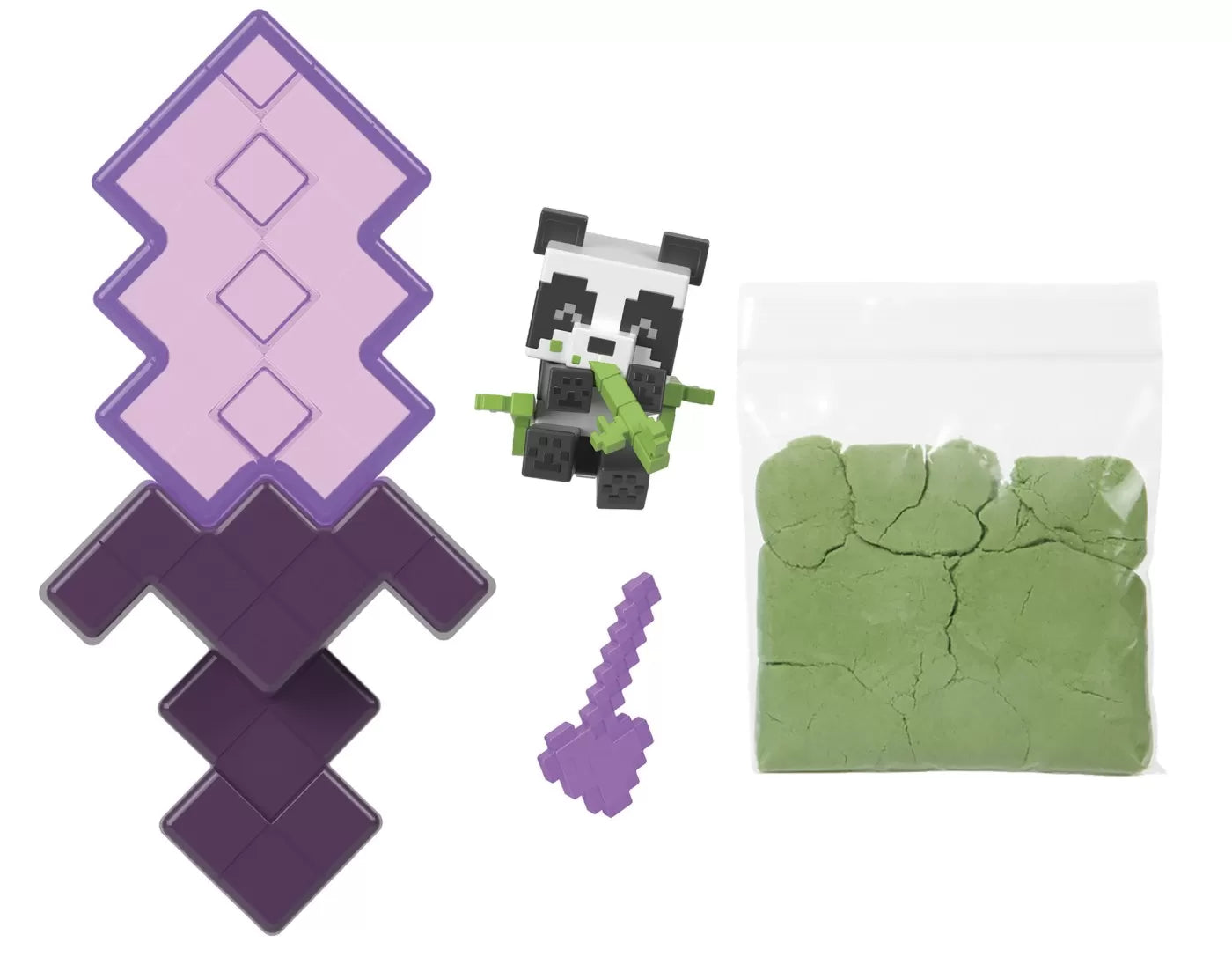Minecraft mini módú bányászati felfedezőkészlet lila