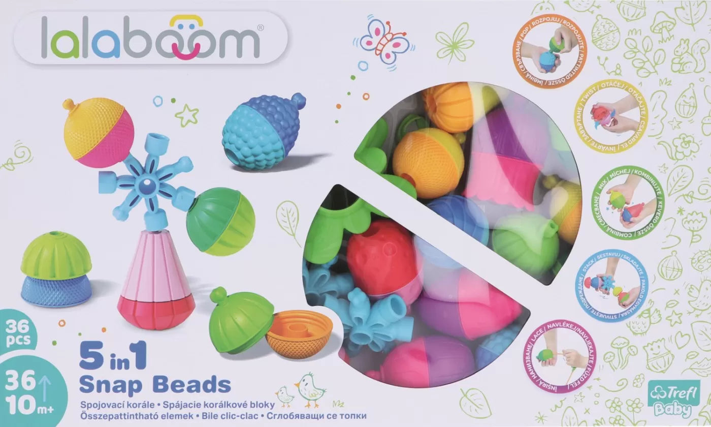 Lalaboom Montessori babafejlesztő játék 36 darabos