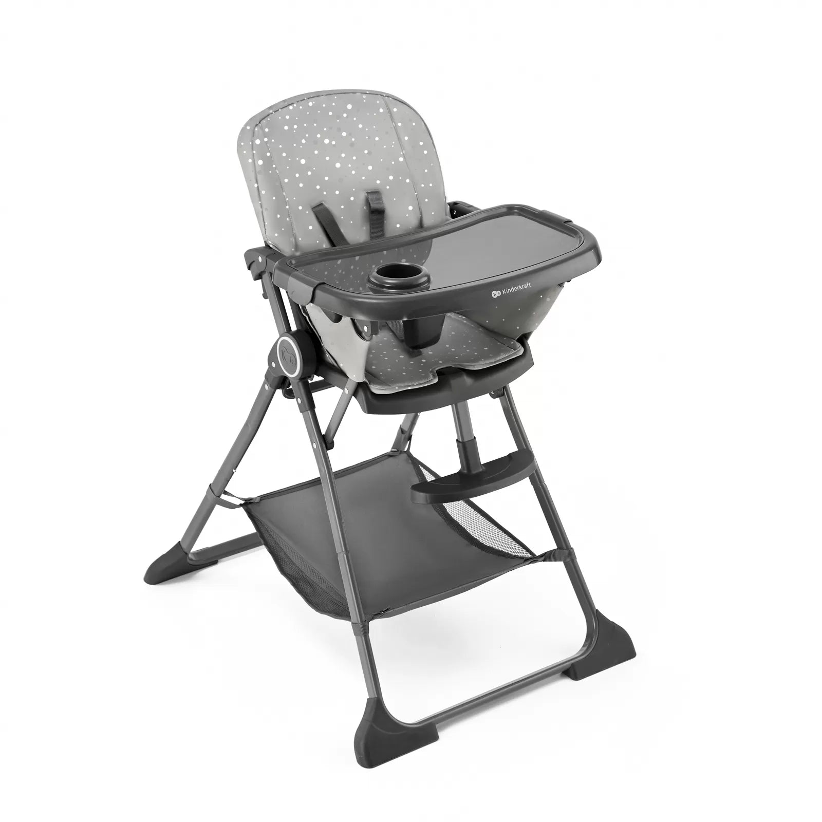 Scaun de masa kinderkraft foldee, pliabil, grey