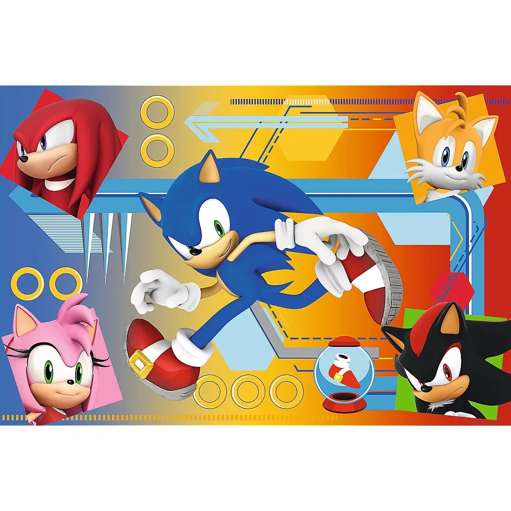 Puzzle Trefl 60 Sonic akcióban
