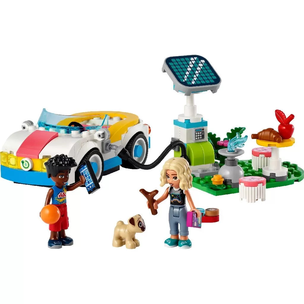 Lego Friends elektromos autó és töltő 42609