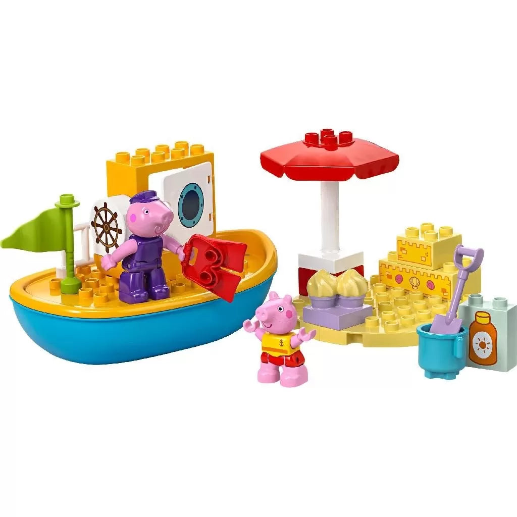 Lego duplo excursia cu barca a purcelusei peppa 10432