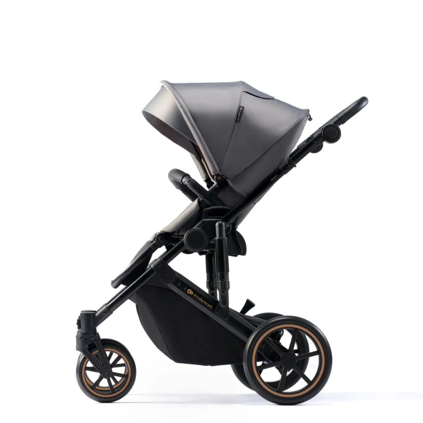 Carucior 3 in 1 kinderkraft prime 2 3in1 mink pro grey