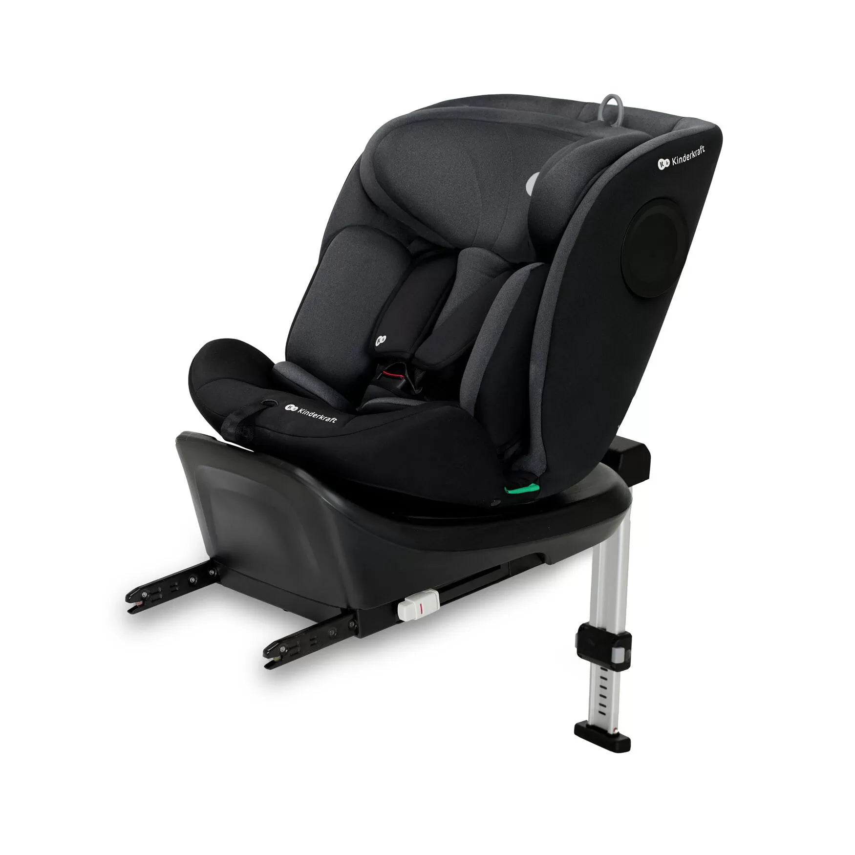 Scaun auto i-size, 40-150 cm, kinderkraft i-360, black