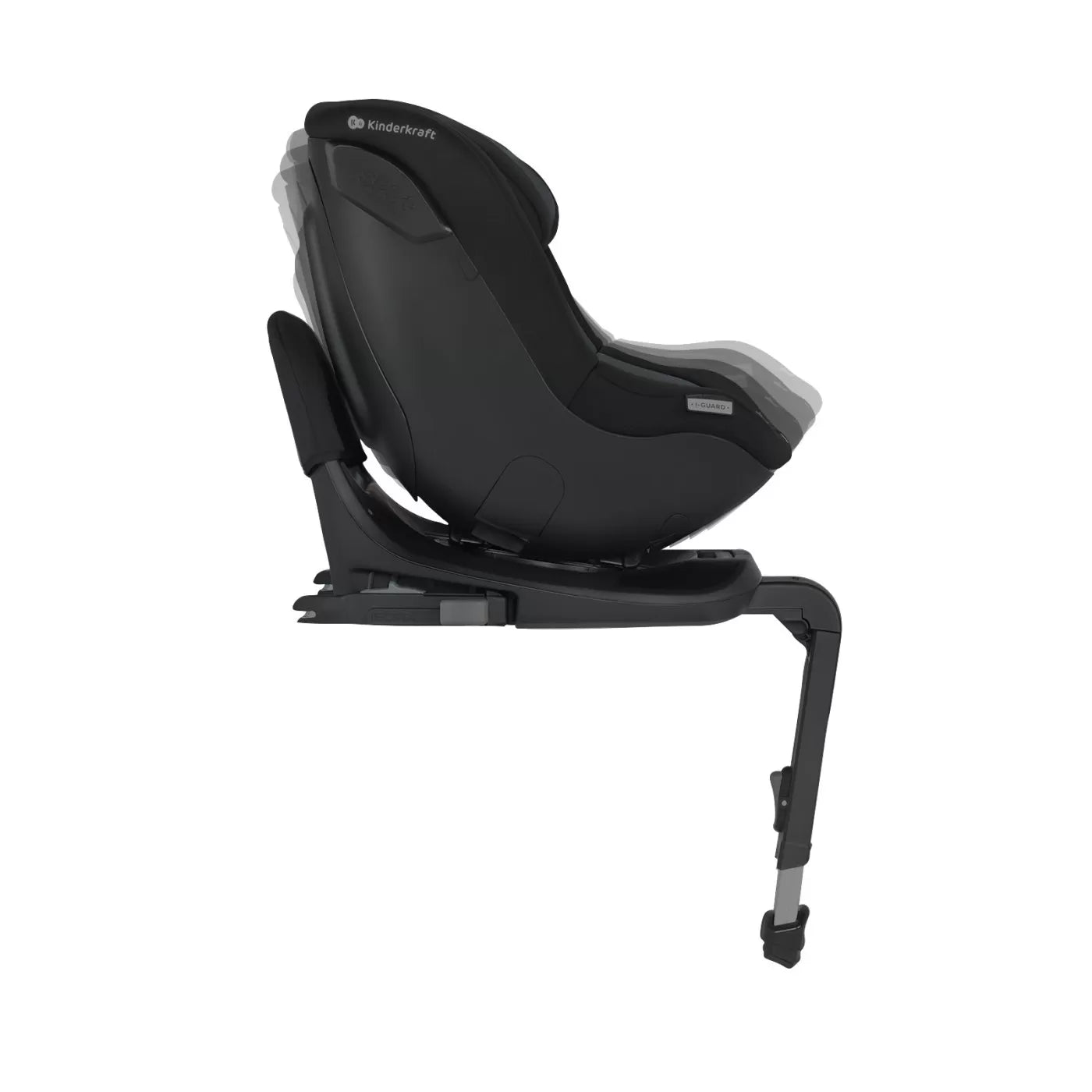 Scaun auto kinderkraft i-guard pro i-size 61-105 cm, graphite black