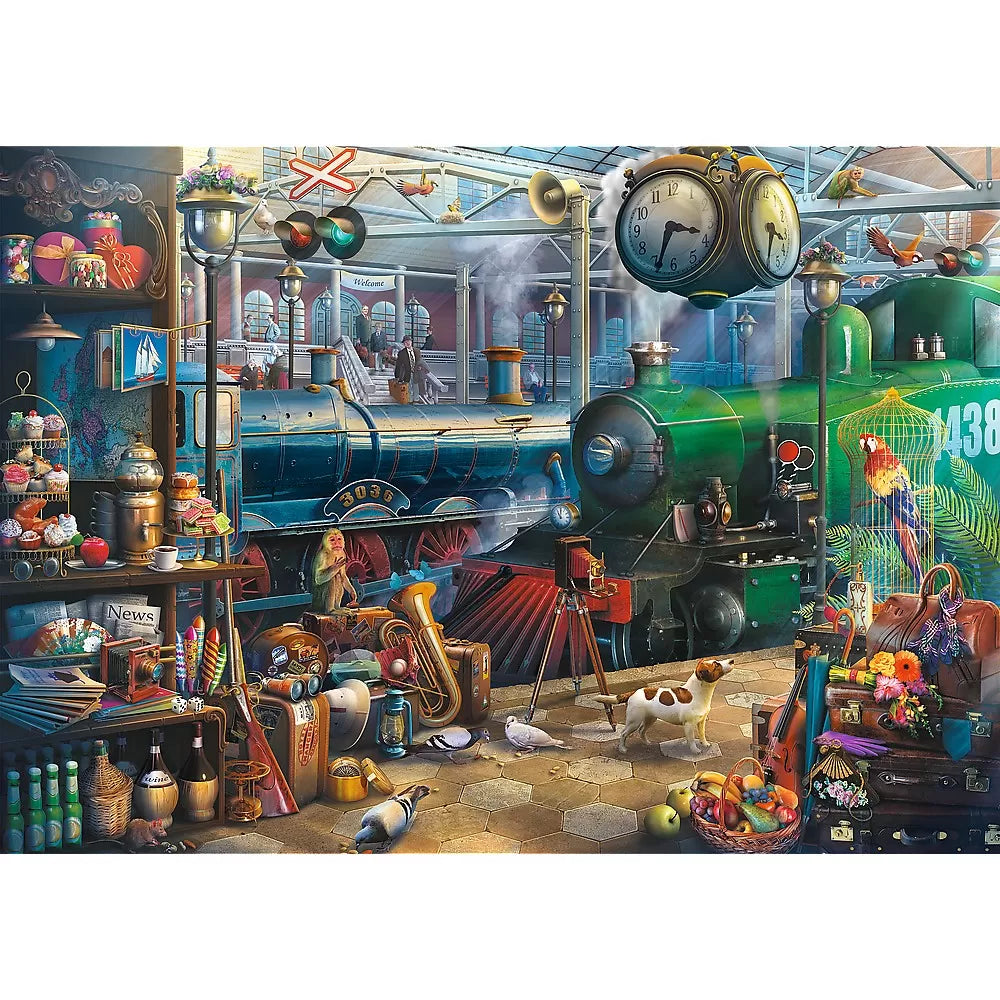 Puzzle trefl 6000 a vasútállomás