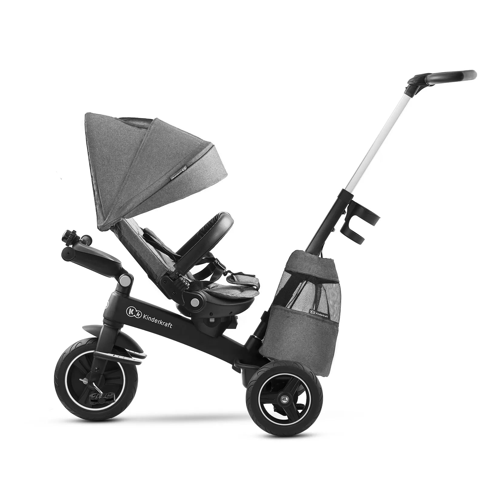 Kinderkraft easytwist tricikli, platina szürke