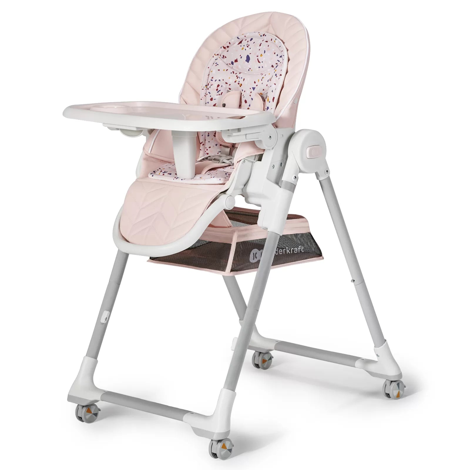 Scaun de masa kinderkraft lastree,  2 in 1, transformabil, pink