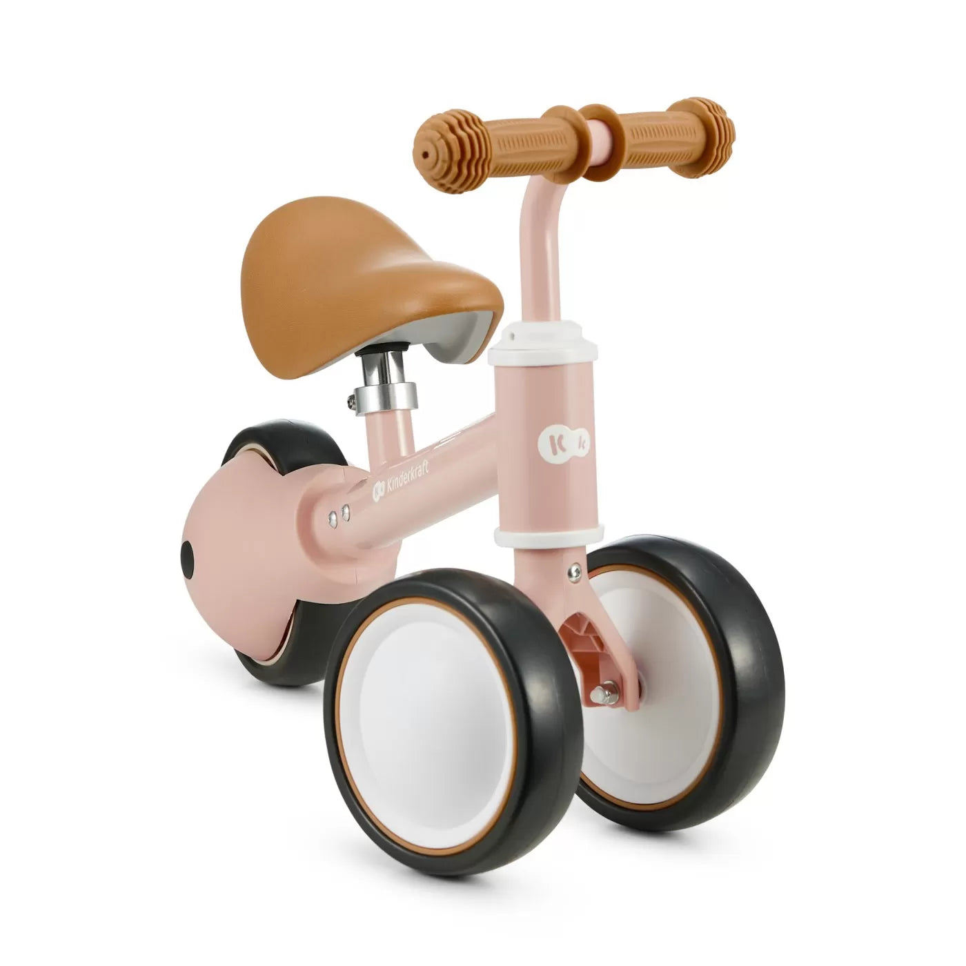 Bicicleta echilibru kinderkraft cutie fuzzy peach