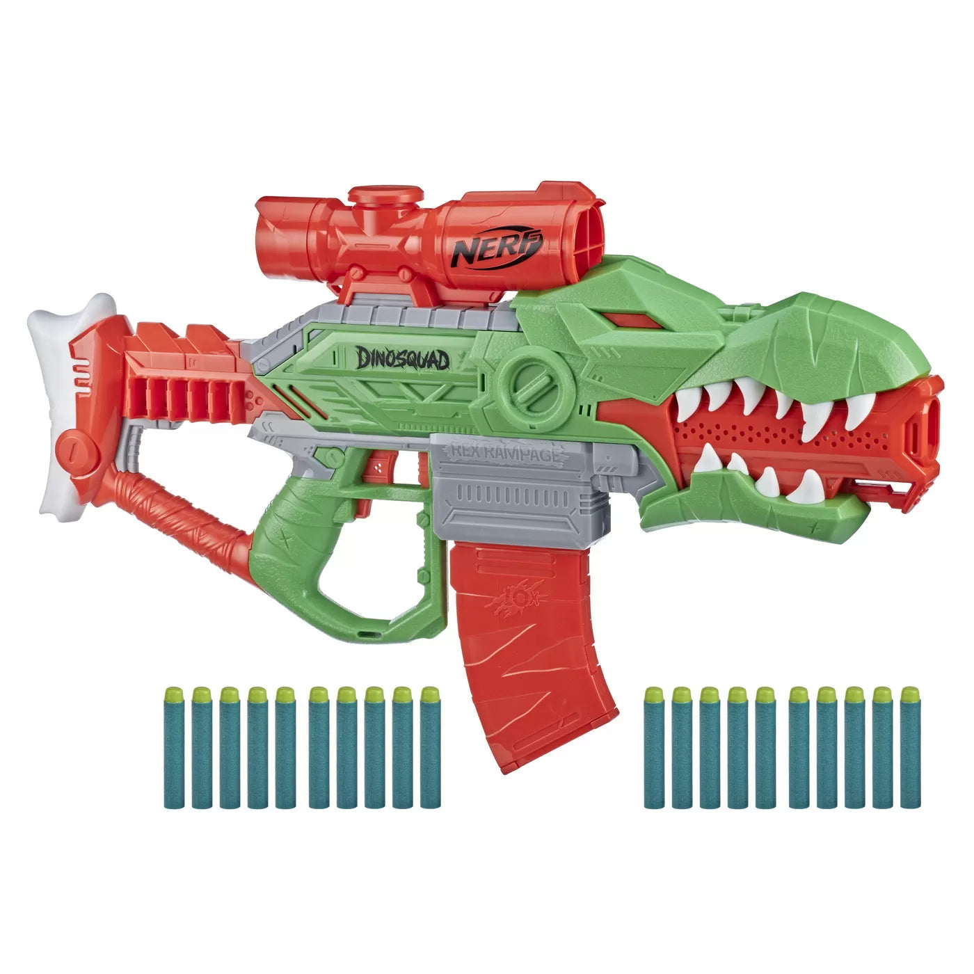 Nerf blaster dinosquad rex rampage