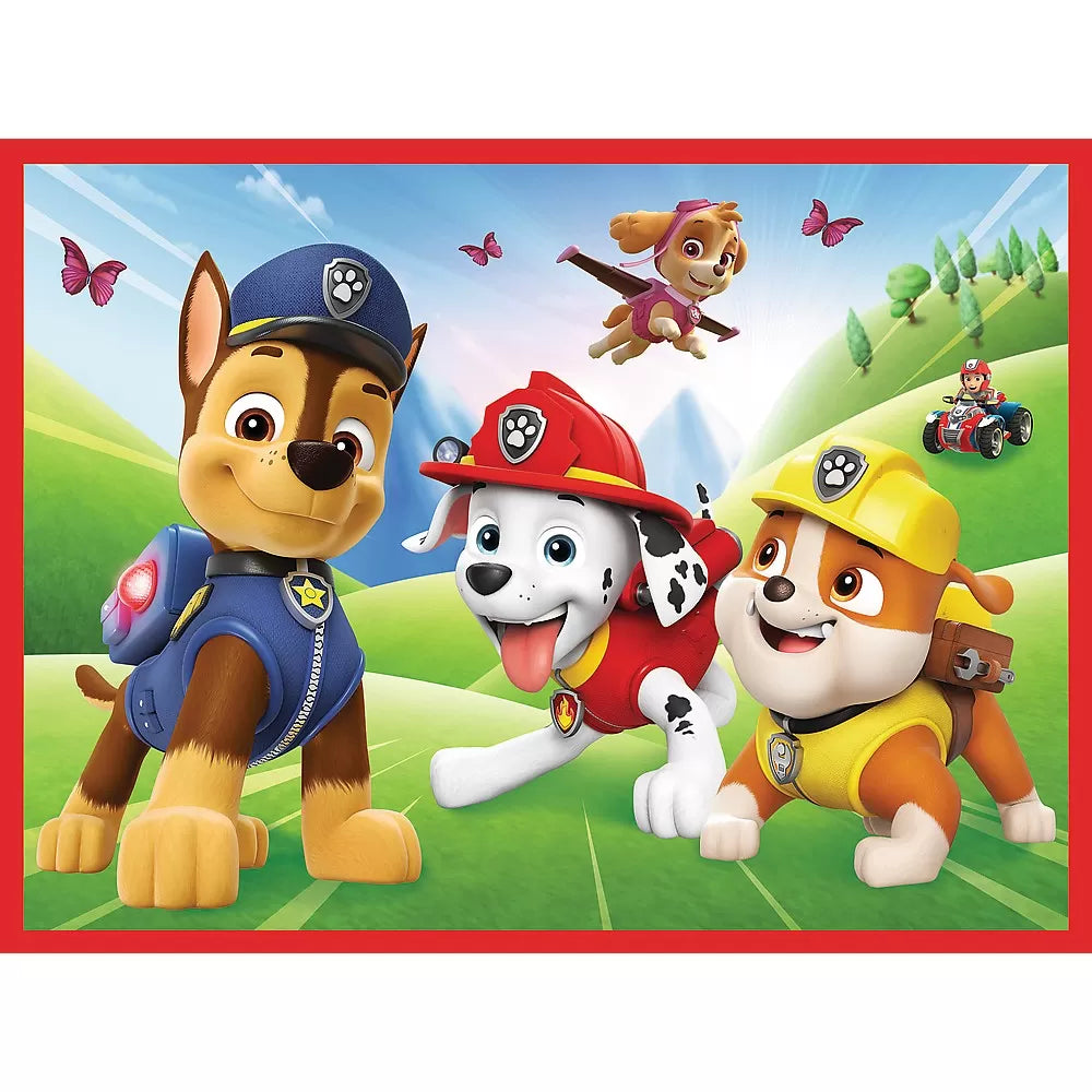Puzzle trefl 2in1 memo patrula catelusilor echipa in actiune
