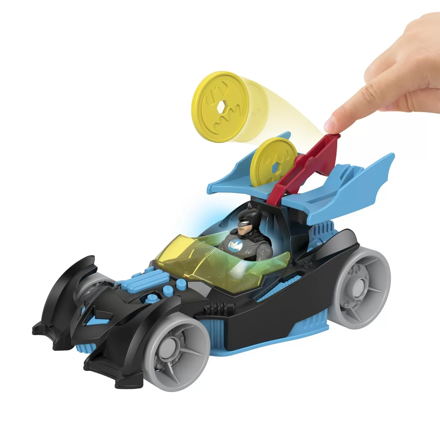 Fisher-Price Imaginext DC Super Friends jármű Batman figurával szürke öltönyben