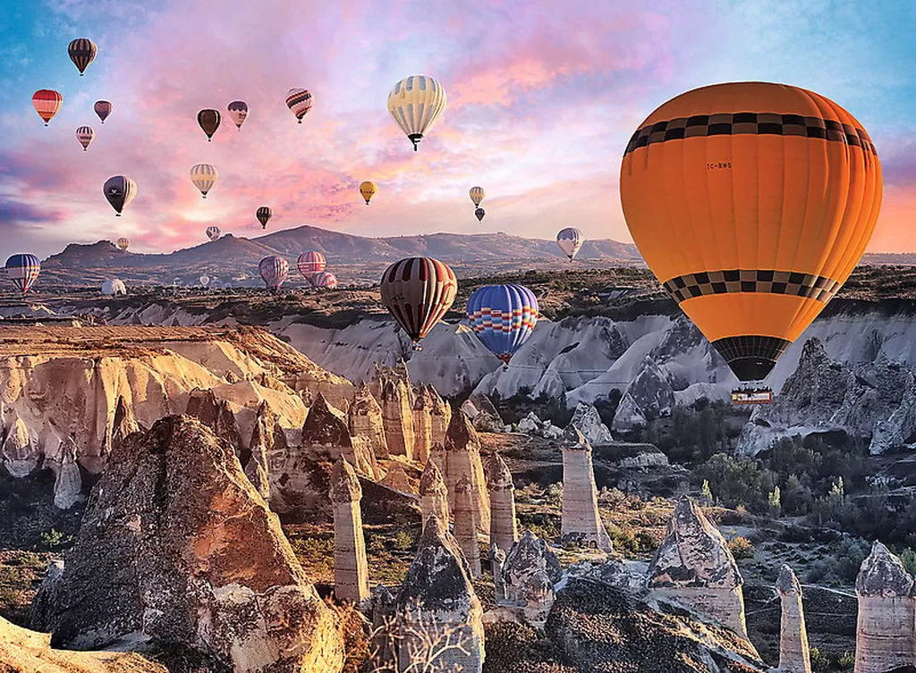 Puzzle trefl 3000 in aer cu balonul