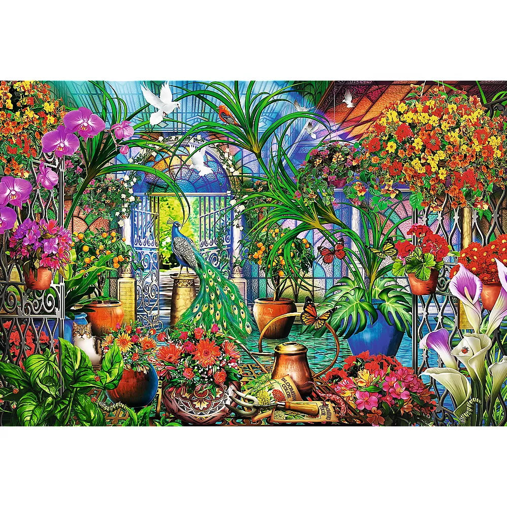 Puzzle trefl 1500 titkos kert