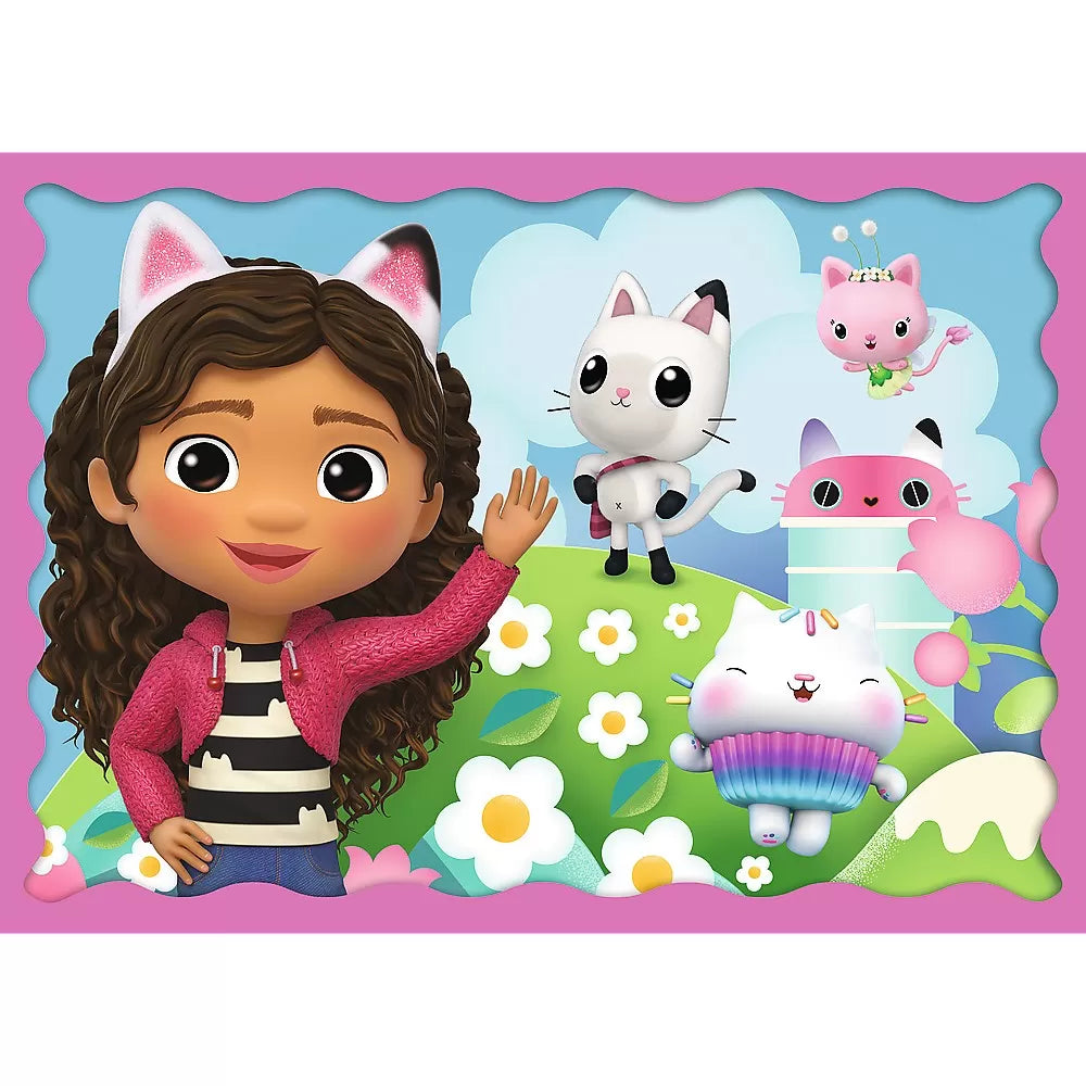 Puzzle trefl 4in1 gabbys dollhouse aventurile lui gabby