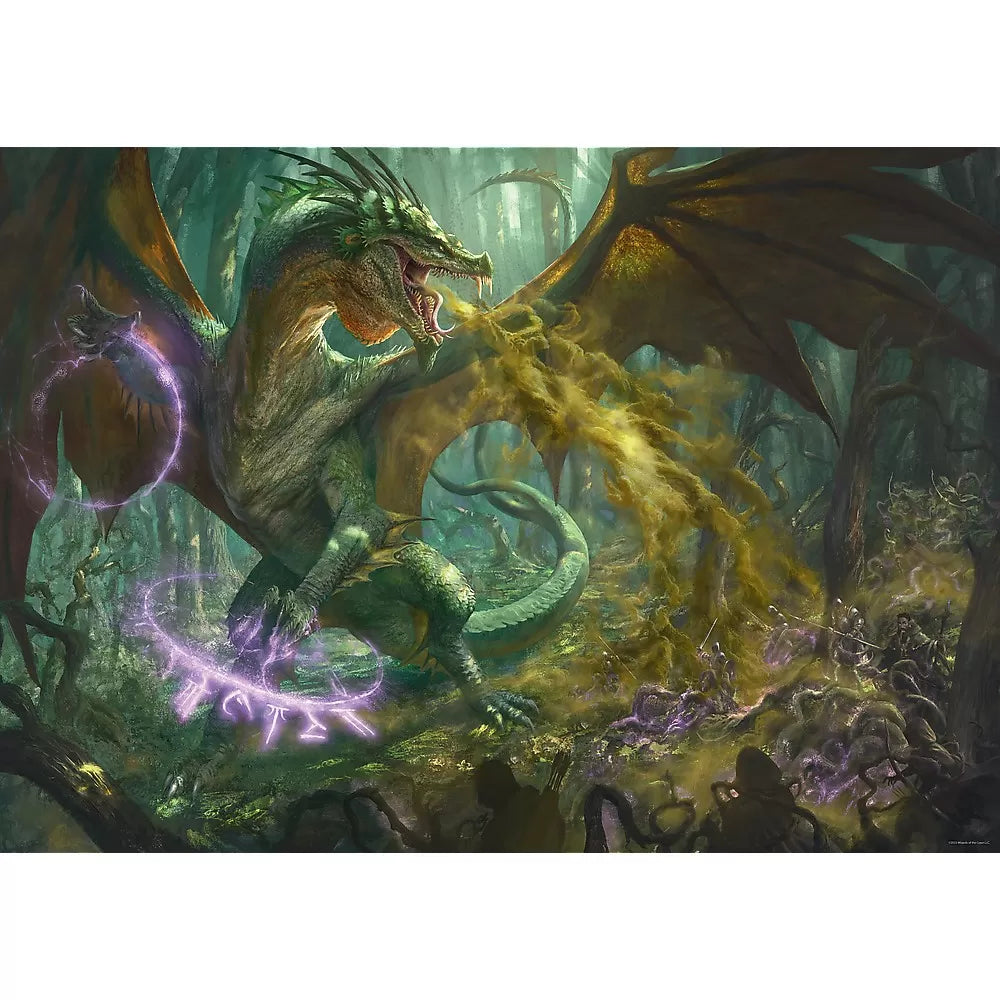 Puzzle trefl uft 1000 dungeons dragons dragonul verde