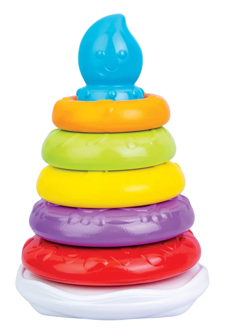 Winfun torony színes körökkel torta formájában