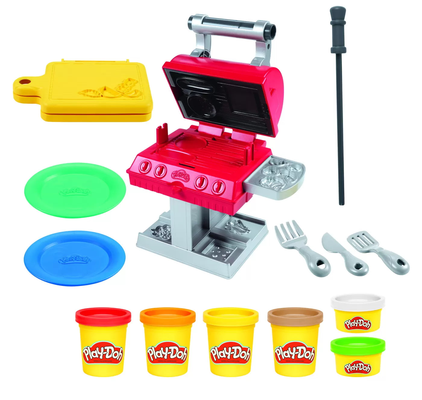 Play-Doh grillsütő készlet formákkal és pecsétekkel