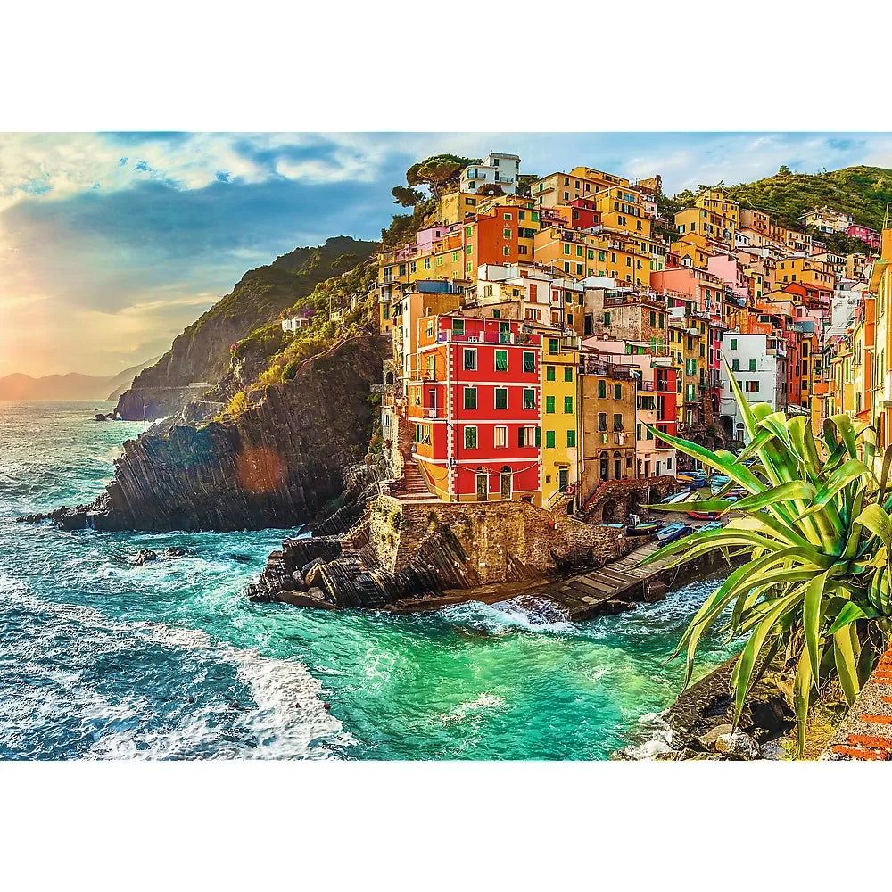 Puzzle trefl 1000 prémium plusz fotóodüsszeia Riomaggiore városa