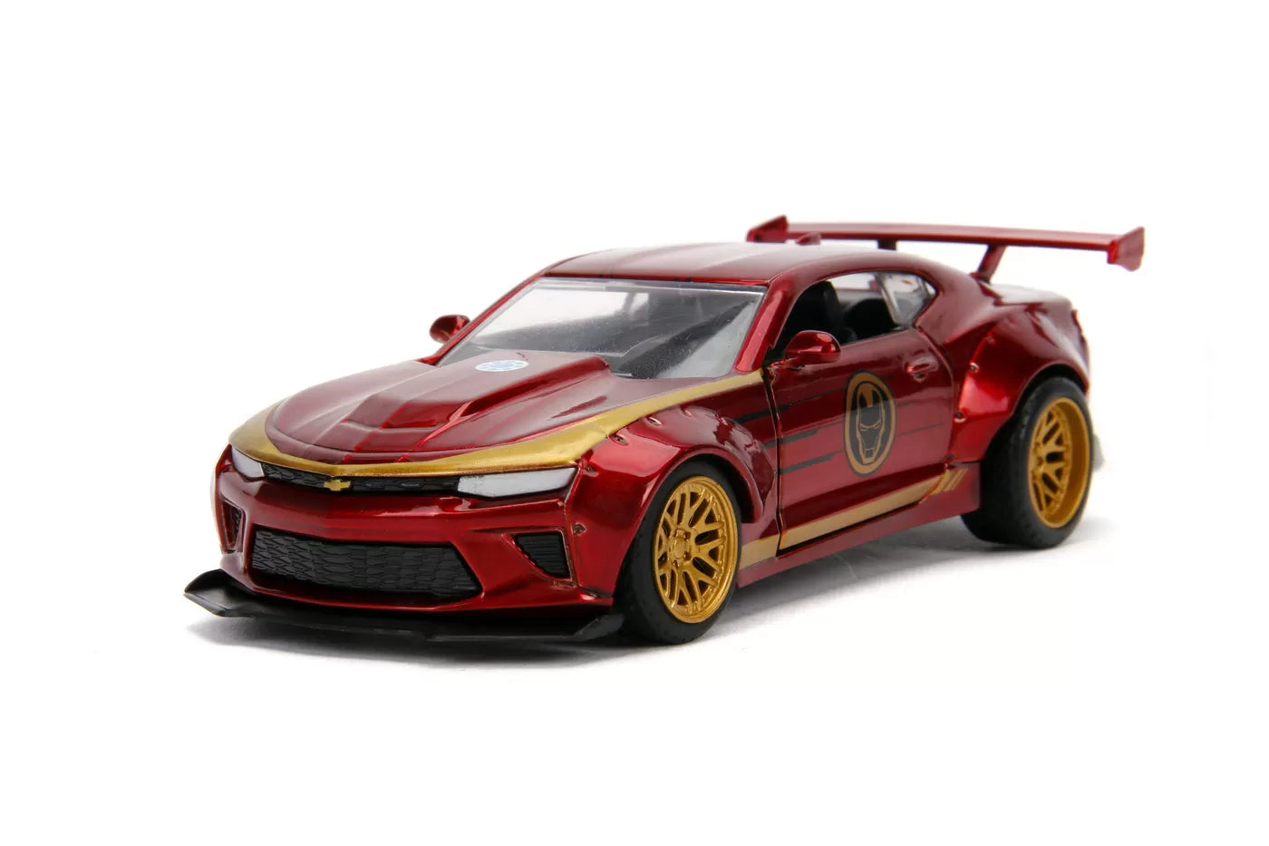 Iron Man 2016 Chevy Camaro SS öntött autómodell 1/32 méretarány