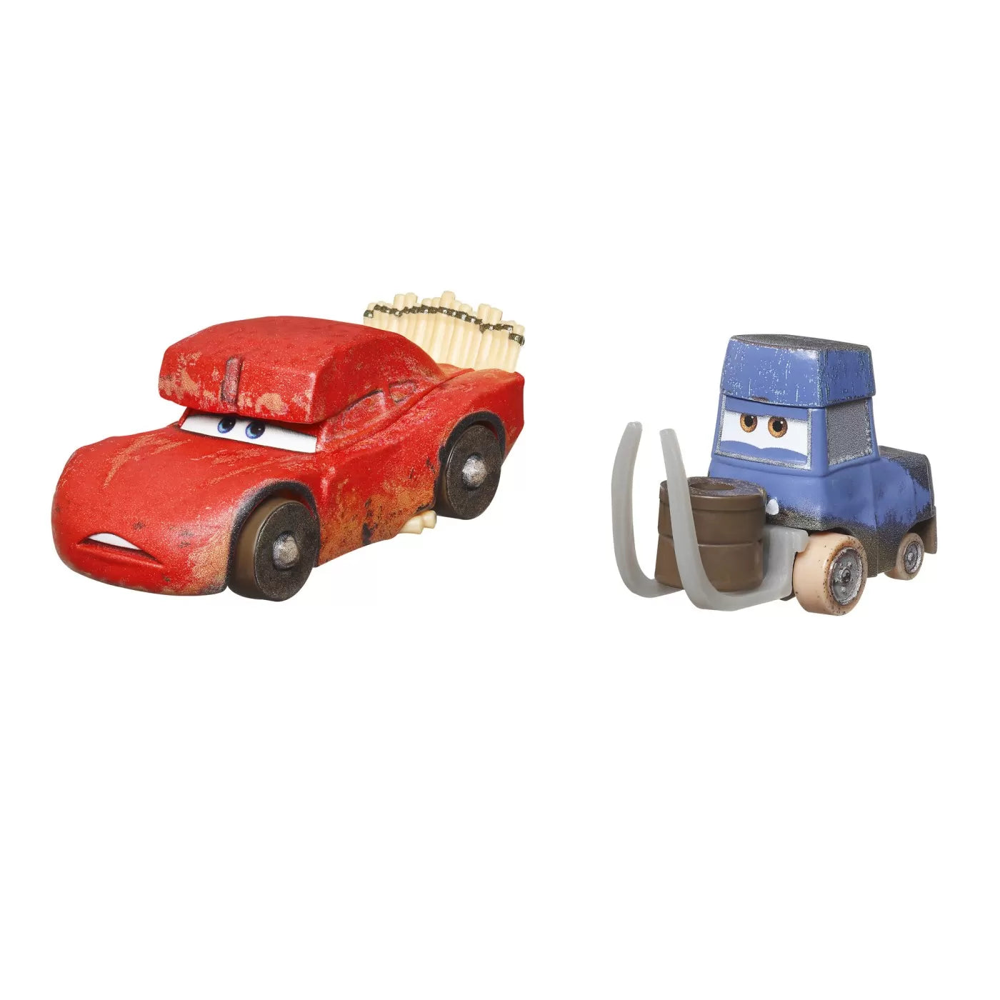 Verdák 3 2 darabos fém autó szett Villám McQueen és Pitstoposaurus