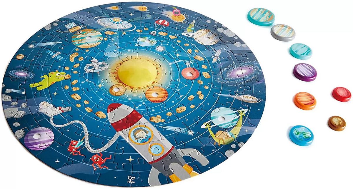 Hape puzzle sistemul solar