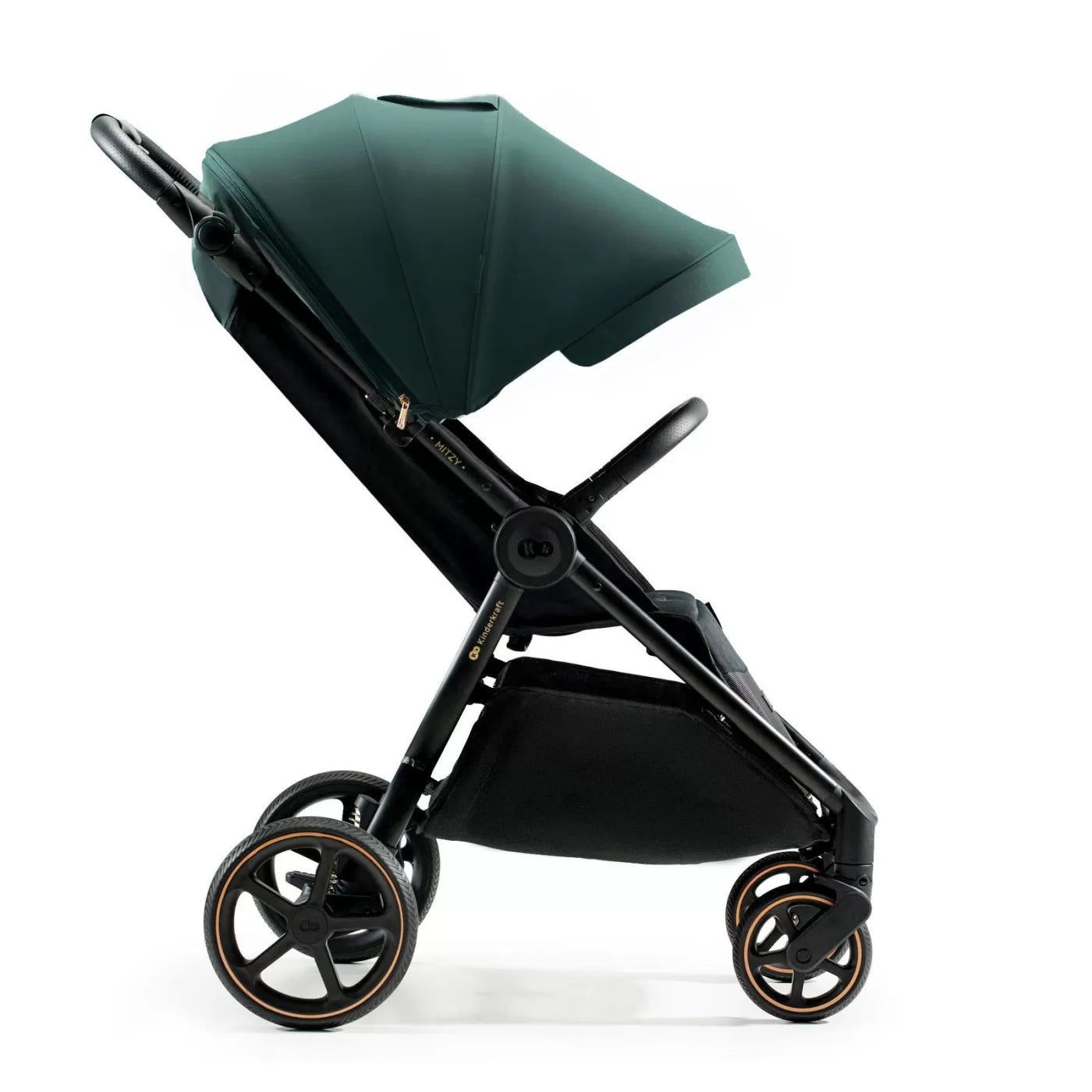 Carucior sport, ultra compact, kinderkraft mitzy, 0-22 kg, jade green