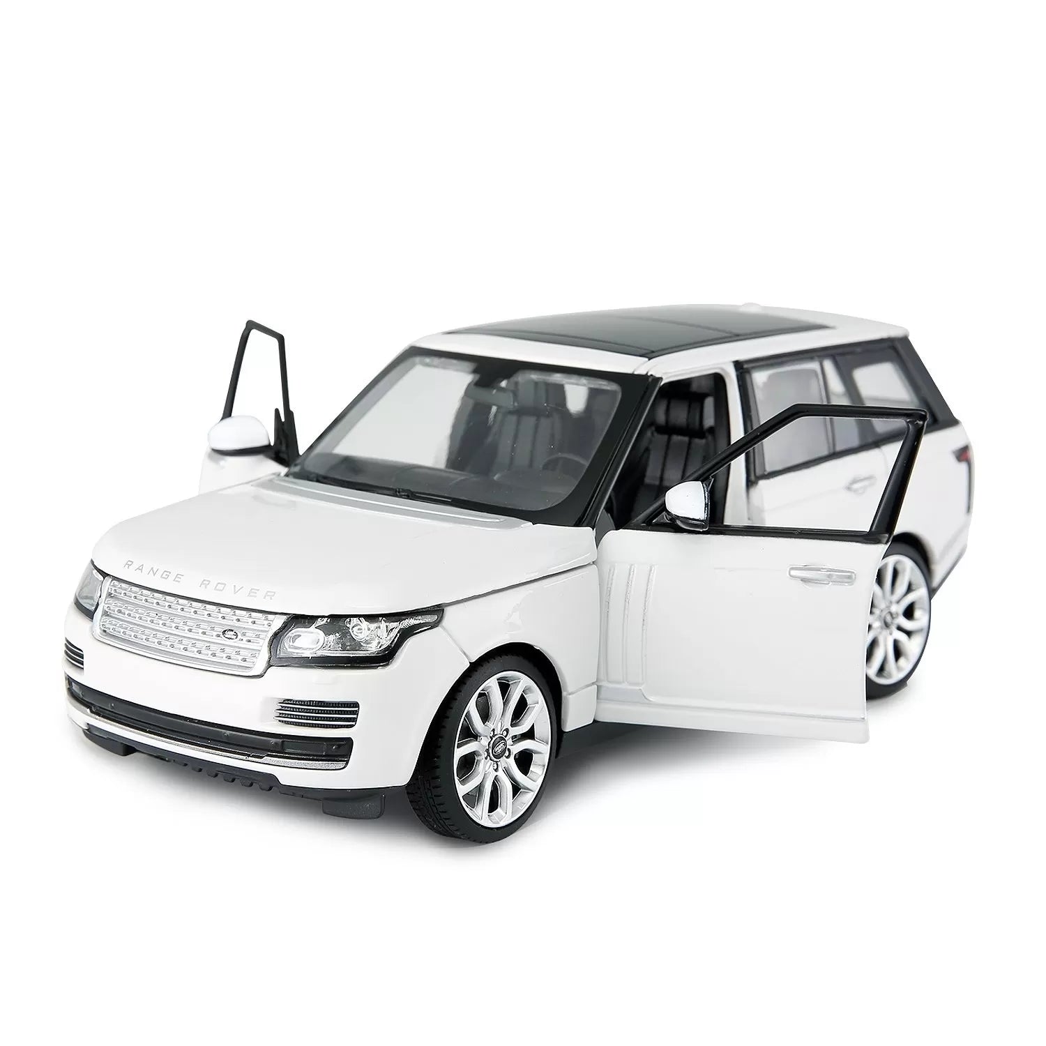 Fehér Range Rover fém játékautó 1-24 méretarányban