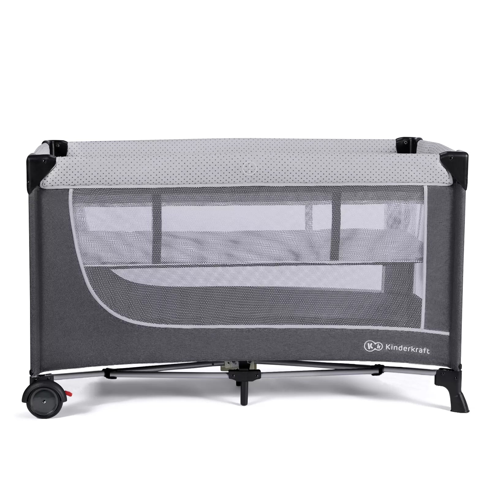 Patut de calatorie kinderkraft leody, cu accesorii, grey