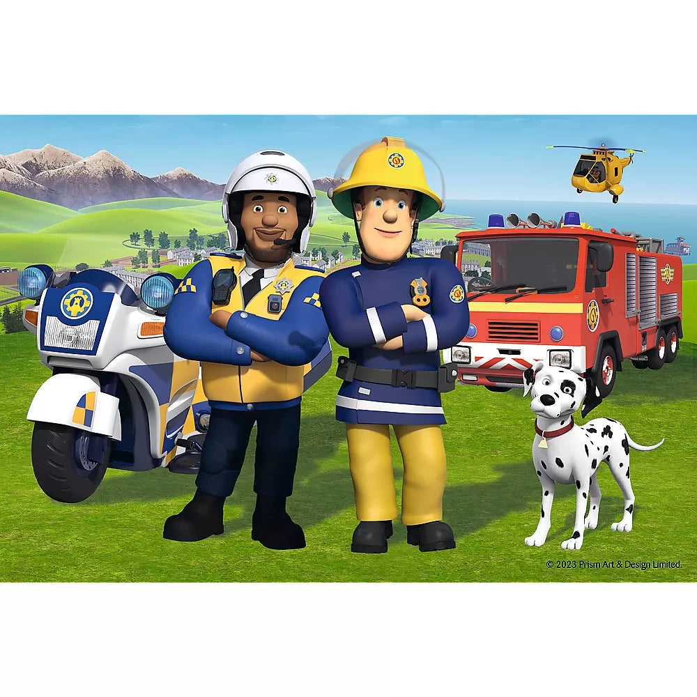 Puzzle trefl primo 24 super maxi pompierul sam echipa pompierilor