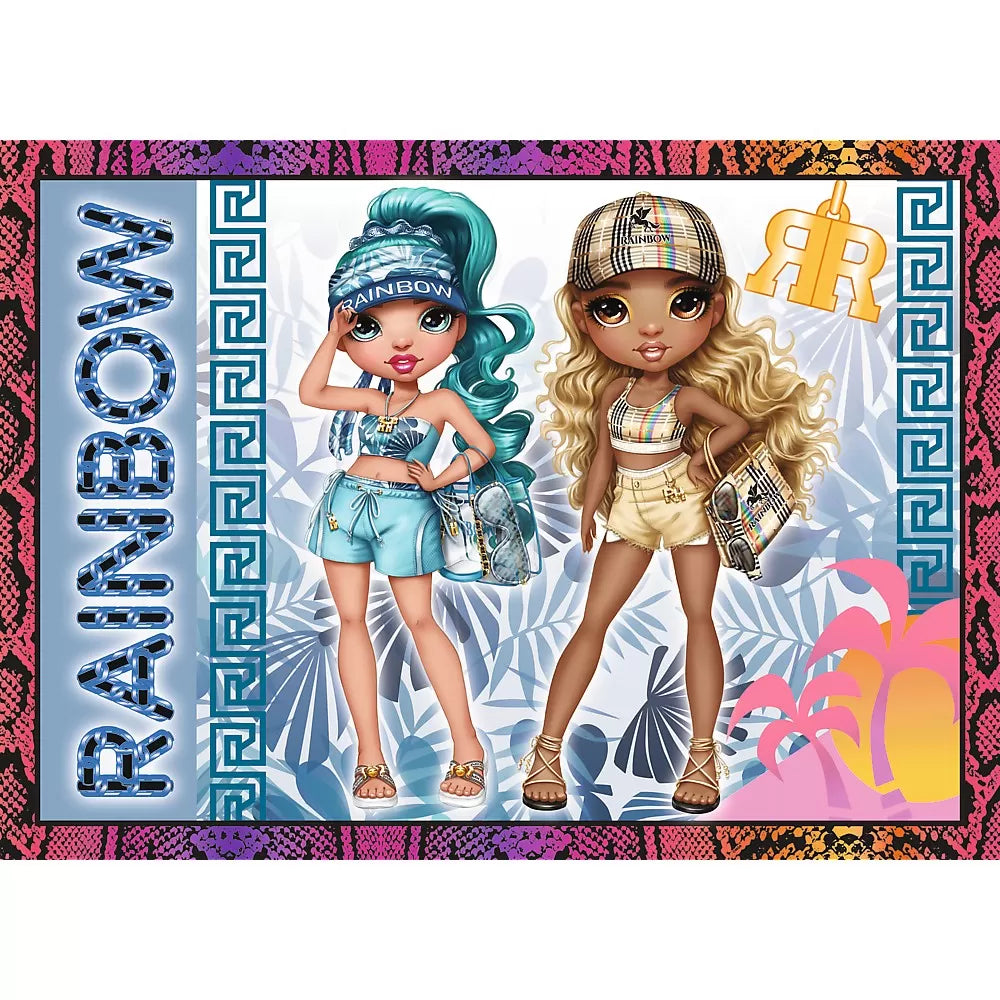 Puzzle trefl rainbow high 4in1 papusile fashion