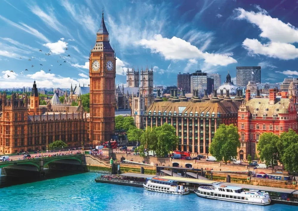 Puzzle trefl 500 o zi cu soare la londra
