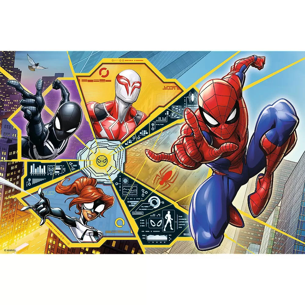 Puzzle trefl 60 pókember pókháló