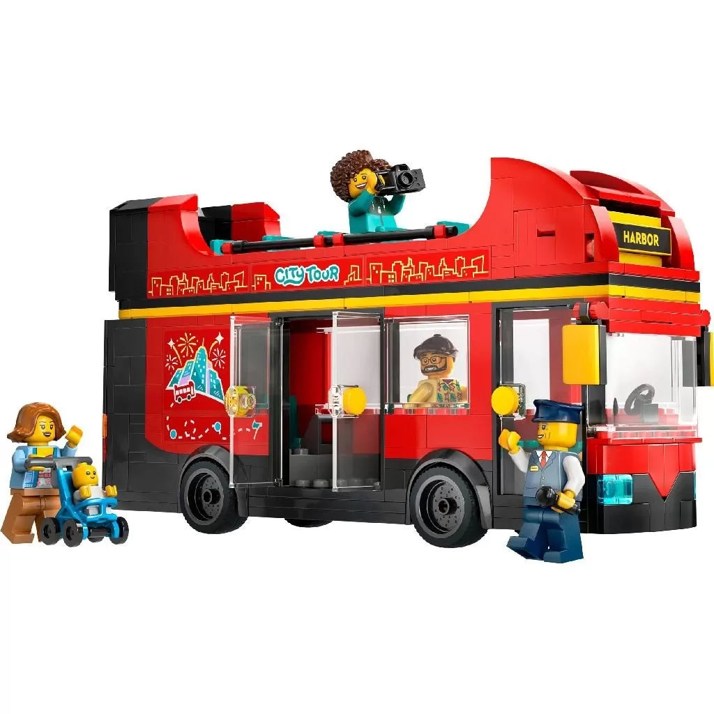Lego city autobuz turistic rosu cu etaj 60407